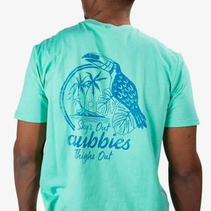 NWT Men's Chubbies, Sea Foam Flyer, T-Shirt XL